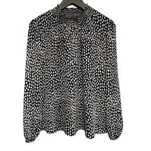 J Crew ruffled blouse size small